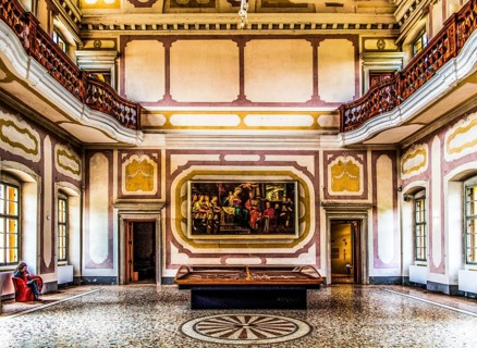 Villa Manin from the 17th century, residence of Ludovico Manin, the last Doge of Venice, Codroipo,