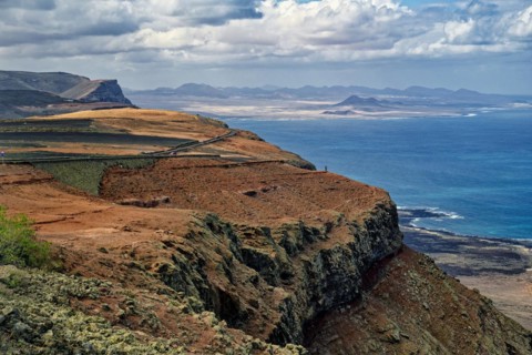 View from the Mirador del RÃ­o viewpoint designed by artist César Manrique, Lanzarote, Canary