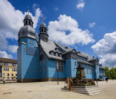 The Protestant-Lutheran Marktkirche zum Heiligen Geist is the historic main church in the Clausthal