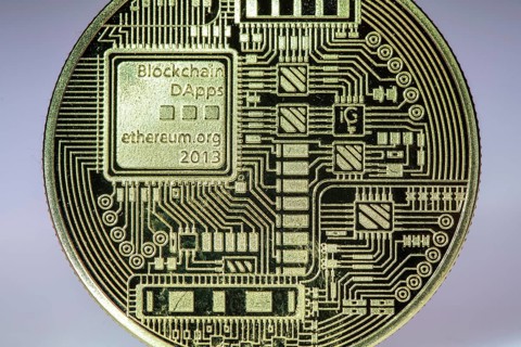 Ethereum, ETH, cryptocurrency, symbol coin, optical placeholder for the digital currency,