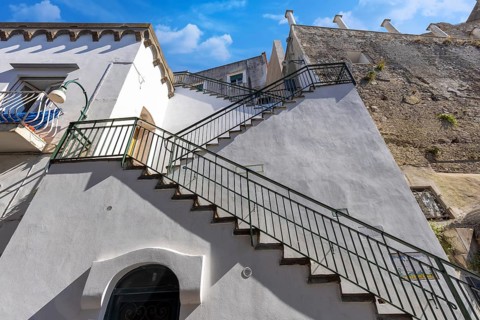 Italy, scenic colorful streets of Capri town on Capri Island close to Naples, Europe