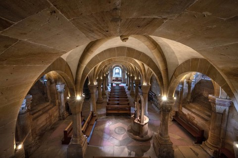 Crypt in Bamberg Cathedral, Bamberg Cathedral consecrated in 1237, Bamberg, Cathedral Square, Upper
