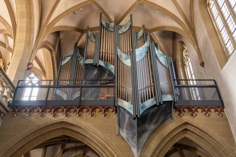 Organ on the west gallery was built in 1996 by the organ builder Vleugels, late Gothic St John's