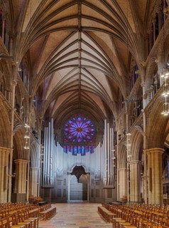 Nidaros Cathedral Inside Trondheim Norway