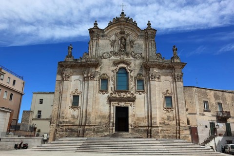 Chiesa di San Francesco di Assisi, Church of St Francis of Assisi, Matera, Basilicata, Italy,