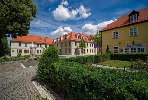 Architectural complex WallstraÃŸe on Bachplatz, standardised 18th century building style, Köthen,