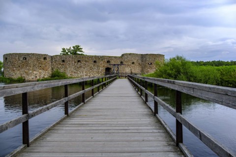 Kronoberg Castle Ruins (Kronobergs slottsruin), VÃ¤xjö, Smaland, Kronobergs lÃ¤n, Sweden, Europe