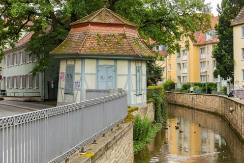 Old Town Heyne Pavilion, Göttingen cityscape, Göttingen, Lower Saxony, Germany, Europe