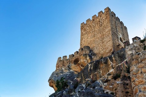 Moorish-style castle, Zuheros, province of Cordoba, Cordoba, Andalusia, Spain, Europe