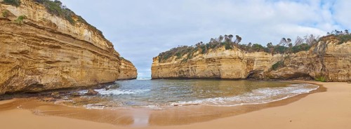 Landscape of Loch Ard Gorge next to the Great Ocean Road in spring, Victoria, Australia, Oceania