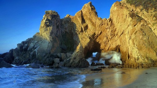 Pfeiffer Beach, Big Sur, Monterey, Monterey, California, USA, North America
