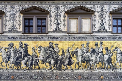 Procession of Princes, Dresden, Saxony, Germany, Europe