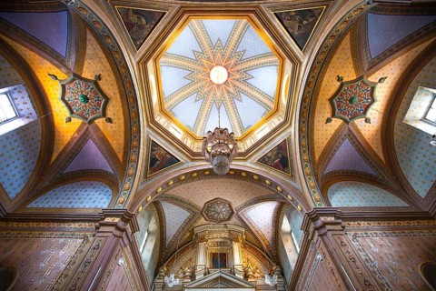 Mexico, Guanajuato- 20 January, 2020: Scenic Guanajuato churches in historic city center, Central
