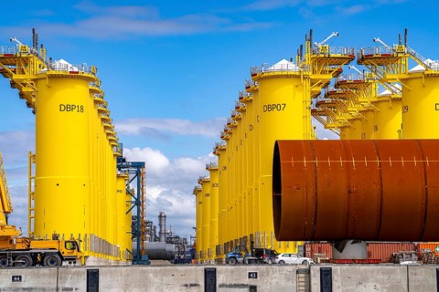 SIF Offshore Foundaitons, production of foundations, monopiles, for offshore wind turbines, the