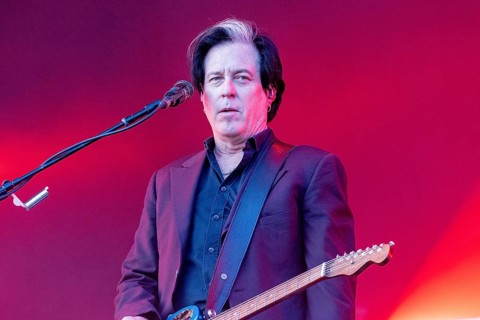 Adenau, Germany, 7 June 2024: Troy Van Leeuwen from Queens of the Stone Age plays at Rock am Ring.