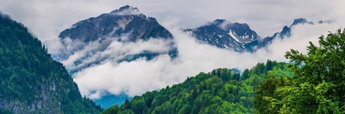 Rossgundkopf, 2140m, Alpgundkopf, 2176m, and Griesgundkopf, 2162m, AllgÃ¤u Alps, OberallgÃ¤u,