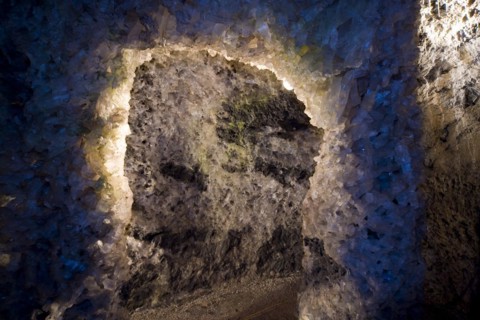 The Marienglashöhle is a show cave in the Thuringian Forest. For the most part, it is not a natural