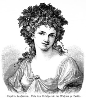 Angelika Kauffmann, artist, paintress, self-portrait, Switzerland, Italy, Lombardy, Como, Academy