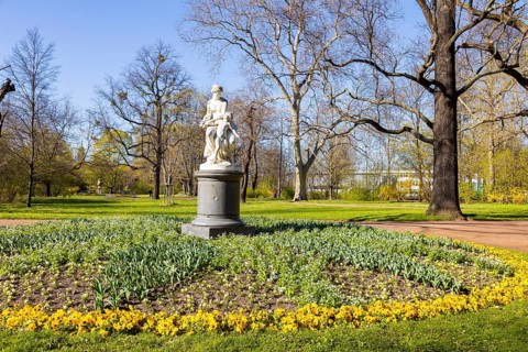 Citizen's Meadow and Flower Park Venus, Clipping Cupid's Wings from 1886