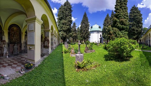Burial Ground and Arcades with Gabriel Chapel, Mausoleum for Prince Archbishop Wolf Dietrich,