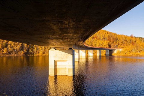 The Rauschenbach Dam is a dam in the Free State of Saxony. The dammed waters are the Flöha and the