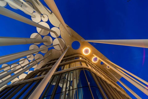 SAB Forum, designed by London-based architects ACME, 165 million euros. The Forum is a column