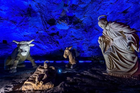 Salt cathedral of Zipaquira, Colombia, South America