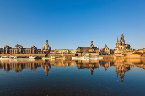 DEU Saxony Dresden Dresden Silhouette