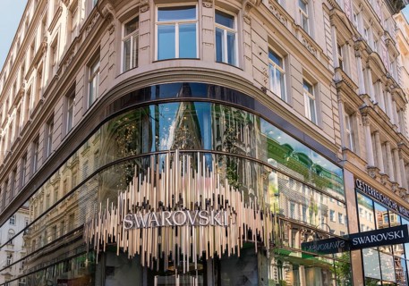 Swarovski shop, KÃ¤rntner StraÃŸe, Vienna, Austria, Europe