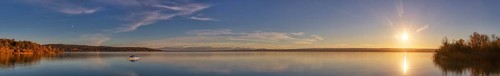 Lake Lake Ammer, Bavaria, Germany, Europe
