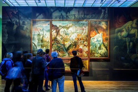 Otto Dix.The War - The Dresden Triptych Exhibition at the Albertinum