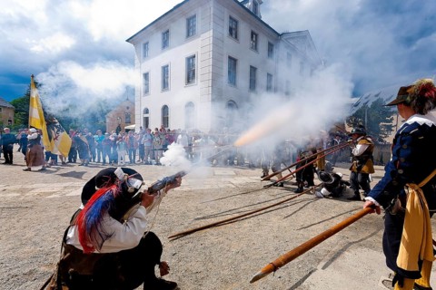 Königstein Fortress battle re-enactment