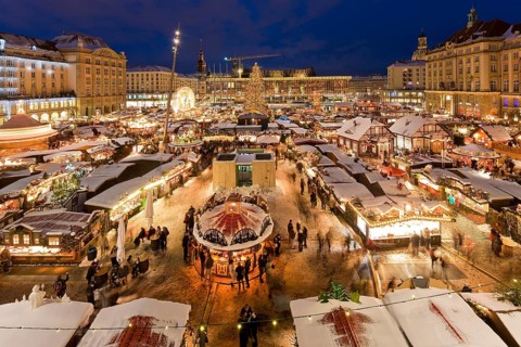 The Striezelmarkt, which has been held since 1434, is the oldest Christmas market in Germany and