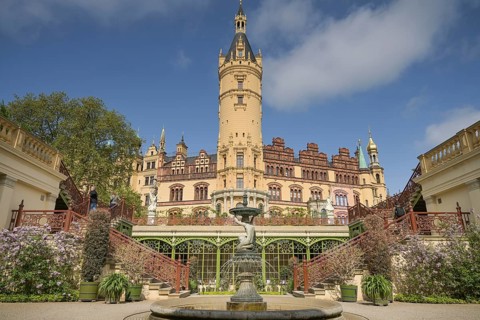Orangery, Castle Garden, Schwerin Castle, State Parliament, Schwerin, Mecklenburg-Vorpommern,