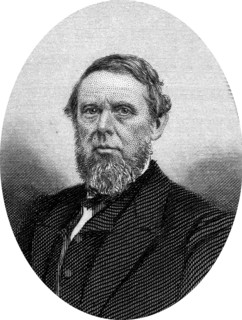 Engraving of James Harlan (August 26, 1820 â€“ October 5, 1899), a member of the United States