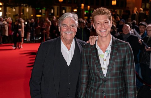 FRANKFURT AM MAIN, Deutschland, 18. Oktober 2019: Daniel Donskoy und Peter Simonischek bei ihrer