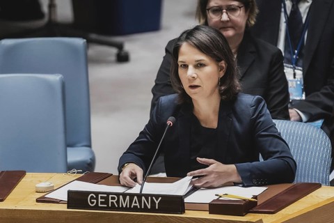 Annalena Bärbock (Bündnis 90 Die Grünen), Federal Minister for Foreign Affairs, photographed at the