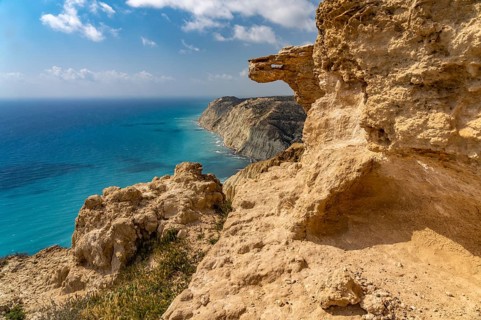 The cliffs of Cape Aspro near Pissouri, Cyprus, Europe