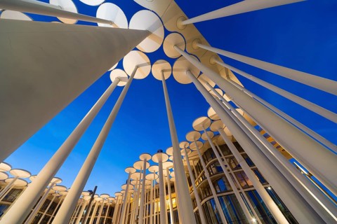 SAB Forum, designed by London-based architects ACME, 165 million euros. The Forum is a column