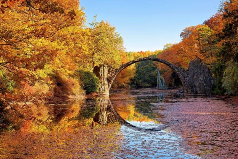 Kromlau Castle Park Rakotz Bridge