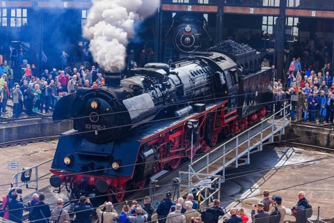 Dresden Steam Locomotive Meeting, 11 to 13 April 2014, around the Dresden-Altstadt depot, Numerous
