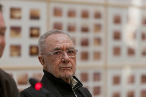 Gerhard Richter, at the press event for his exhibition ATLAS in 2012, on the occasion of his 80th