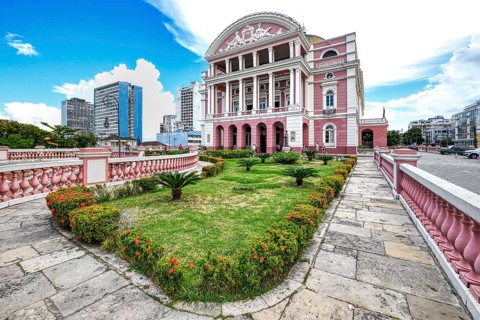 Belle Epoque Amazon Theatre, Manaus, Amazonia State, Brazil, South America