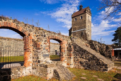 Stolpen Castle in autumn