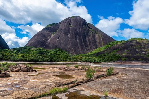 Huge granite hills, Cerros de Mavecure, Eastern Colombia