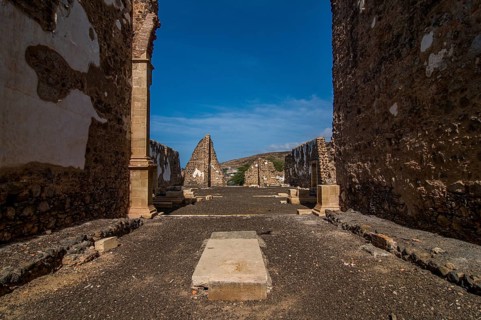 Ruin of a church. Ciudad Velha. Cidade Velha. Santiago. Cabo Verde. Africa