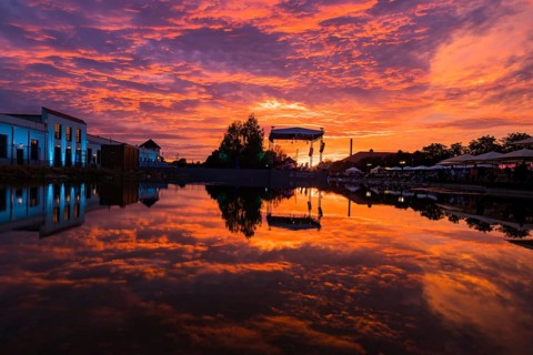 The Seebühne Dresden a new place for art, culture and enjoyment. On the Seebühne in the