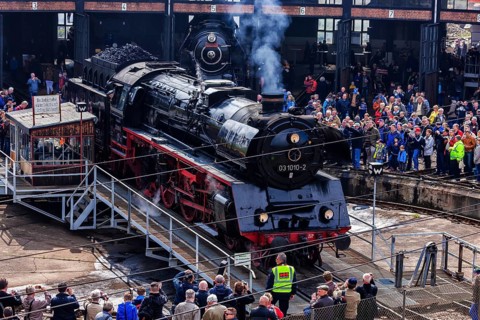 Dresden Steam Locomotive Meeting, 11 to 13 April 2014, around the Dresden-Altstadt depot, Numerous