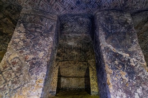 Pre-Columbian hypogea or tombs, Unesco world heritage site, Tierradentro, Colombia, South America