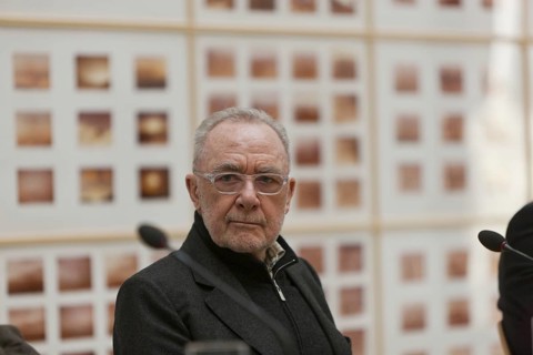 Gerhard Richter, at the press event for his exhibition ATLAS in 2012, on the occasion of his 80th